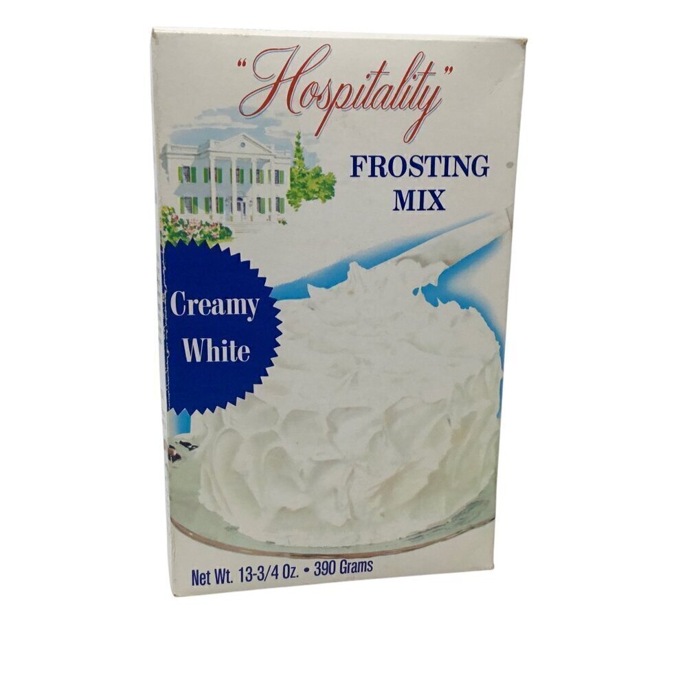 Vintage Hospitality Frosting Box Mix Sealed Prop Stage Theater Movie Hollywood